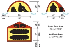 Hilleberg Niak Trekkerstent 6 Hilleberg Niak Trekkerstent -Campingwinkel 2056457 0787421358100 1
