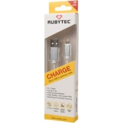 Rubytec Charge Micro Usb & Lightning Cable Silver 9 Rubytec Charge Micro Usb & Lightning Cable Silver -Campingwinkel 2370305 08539 rubytec charge micro usb en lightning cable silver 20