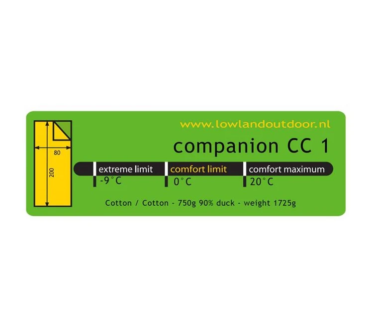 Lowland Companion Cc1 Slaapzak 7 Lowland Companion Cc1 Slaapzak - Afbeelding 5