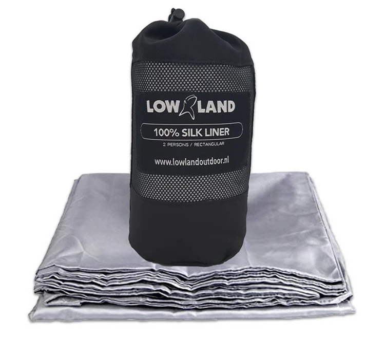 Lowland Silk Liner 2-Persoons Lakenzak 4 Lowland Silk Liner 2-Persoons Lakenzak - Afbeelding 2