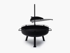 Barebones Cowboy Fire Pit Grill System/Grill Systeem Small Bbq