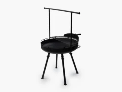 Barebones Cowboy Fire Pit Grill System/Grill Systeem Bbq