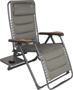 Bardani Riposo Plus Alu 3D Comfort Met Zijtafel Kampeerstoel