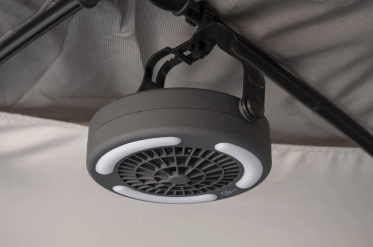 Bo-Camp - Ventilator/Hanglamp - 110 Lumen Zaklamp 7 Bo-Camp - Ventilator/Hanglamp - 110 Lumen Zaklamp - Afbeelding 5