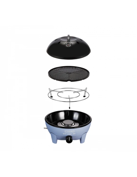Cadac Citi Chef 40 Tafelbarbecue Sky Blue Bbq 6 Cadac Citi Chef 40 Tafelbarbecue Sky Blue Bbq - Afbeelding 4
