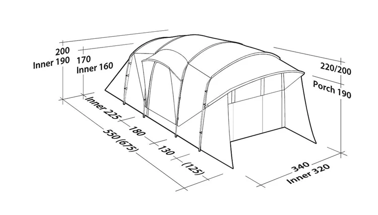 Robens Eagle Rock Tc 6+2Xp Familietent 5 Robens Eagle Rock Tc 6+2Xp Familietent - Afbeelding 3