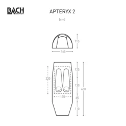 Bach Apteryx 2 Trekkerstent -Campingwinkel 5626813 7615523298686 2