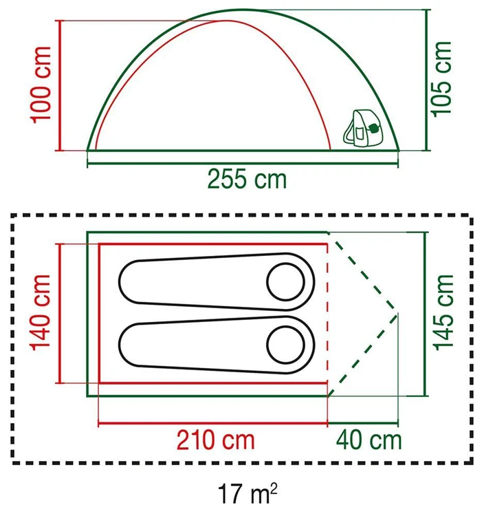 Coleman Kobuk Valley 2 Bijzettent 5 Coleman Kobuk Valley 2 Bijzettent - Afbeelding 3