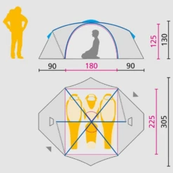 Jack Wolfskin Yellowstone IIi Vent Tent 6 Jack Wolfskin Yellowstone IIi Vent Tent -Campingwinkel 5687378 4060477107905 1