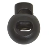 Basic Nature Cord Lock Black Rond (10 Stuks)