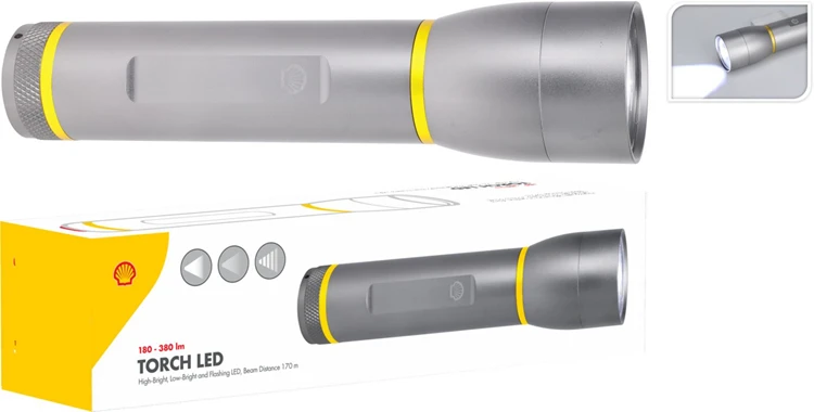 Soellaart Shell Zaklamp Aluminium 4 X 19 Cm 3 Soellaart Shell Zaklamp Aluminium 4 X 19 Cm