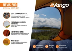 Vango Nevis 200 Trekkerstent 9 Vango Nevis 200 Trekkerstent -Campingwinkel 7315332 5059474004804 3