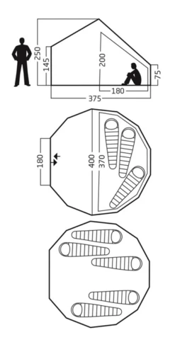 Nordisk Asgard 12.6 Familietent -Campingwinkel 7455273 5703384028718 4