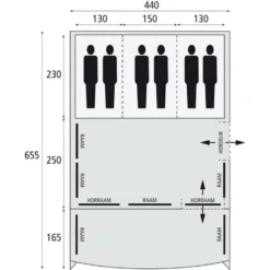 Safarica Indian Hills 440 Air Familietent 13 Safarica Indian Hills 440 Air Familietent -Campingwinkel 7571533 8717437049622 5