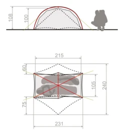 Vaude Space Seamless 1-2P Trekkerstent 10 Vaude Space Seamless 1-2P Trekkerstent -Campingwinkel 7743564 4052285996598 3